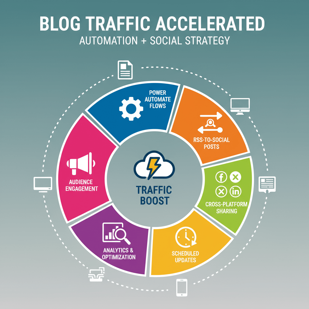 Boost Blog Traffic Fast Power Automate + Social Media Posting Automation