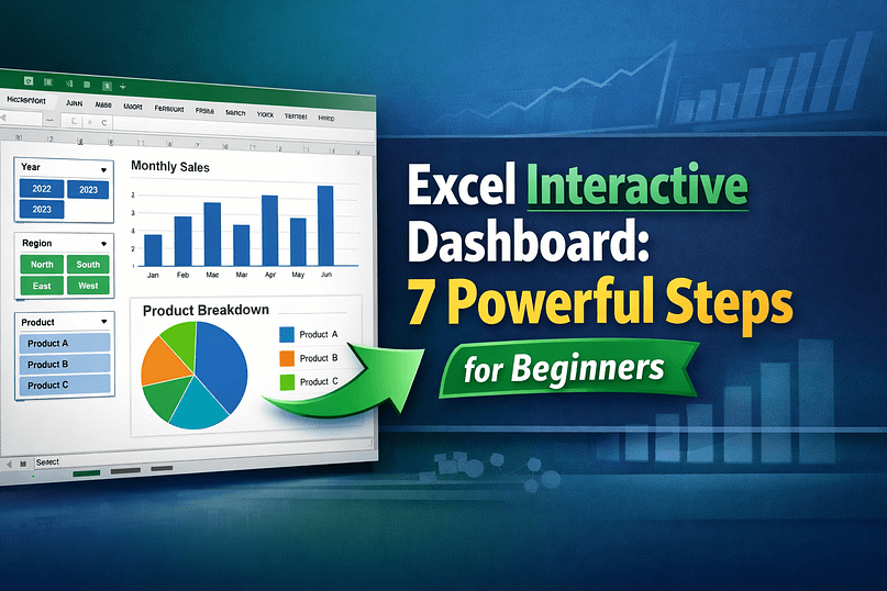 Excel Interactive Dashboard: 7 Powerful Steps for Beginners