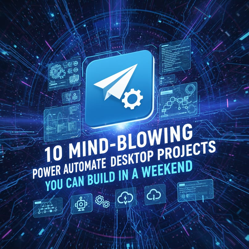 10 Mind-Blowing Power Automate Desktop Projects You Can Build in a Weekend
