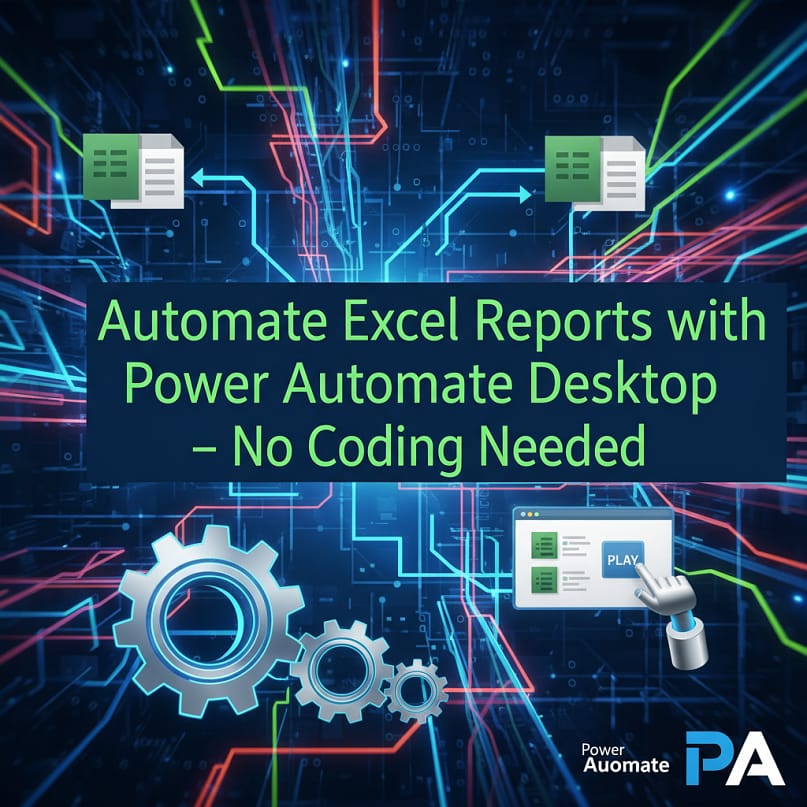 CREATE AN IMAGE FOR TEXT Automate Excel Reports with Power Automate Desktop – No Coding Needed WITH MARVELLOUS AND ATTRACTIVE BACKGROUND