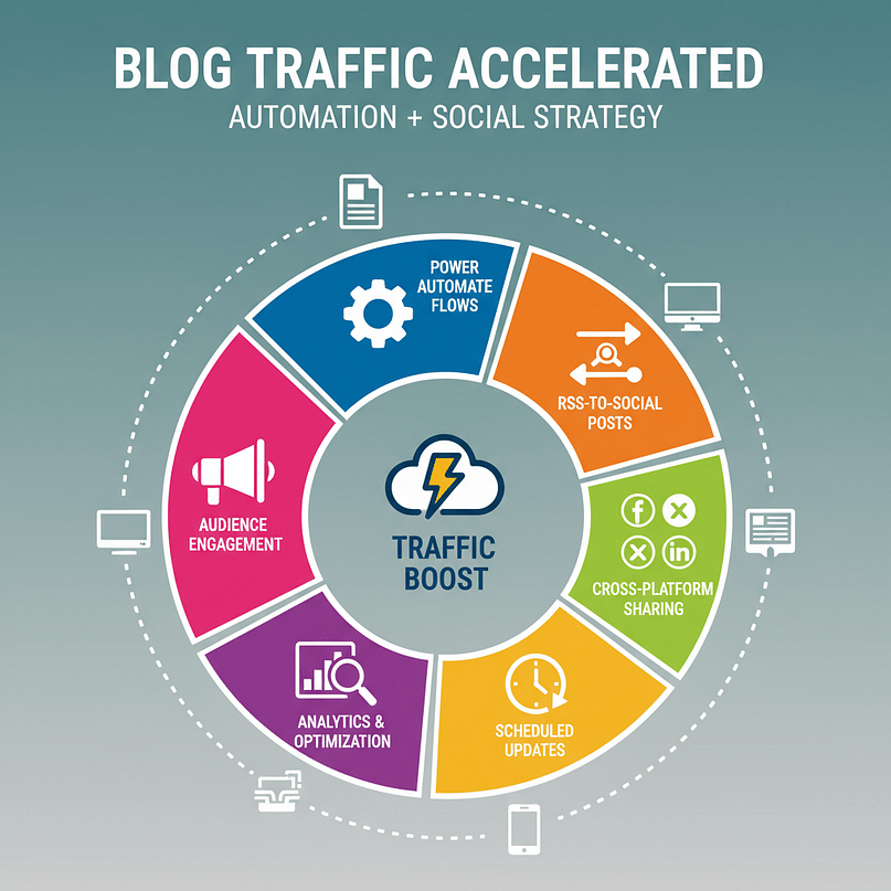 Boost Blog Traffic Fast Power Automate + Social Media Posting Automation