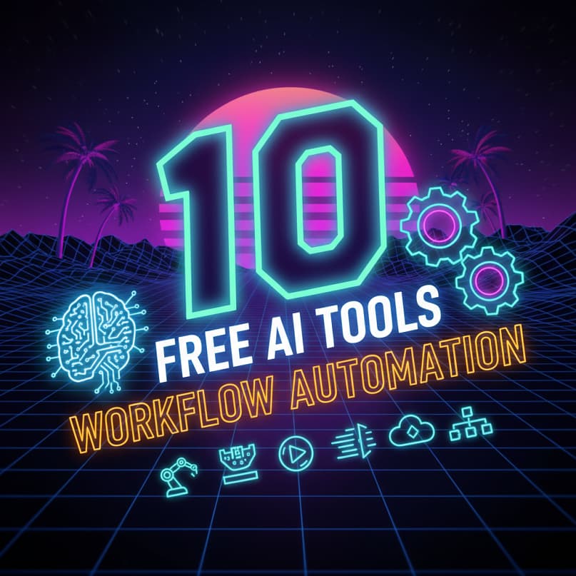 Top 10 Free AI Tools for Workflow Automation